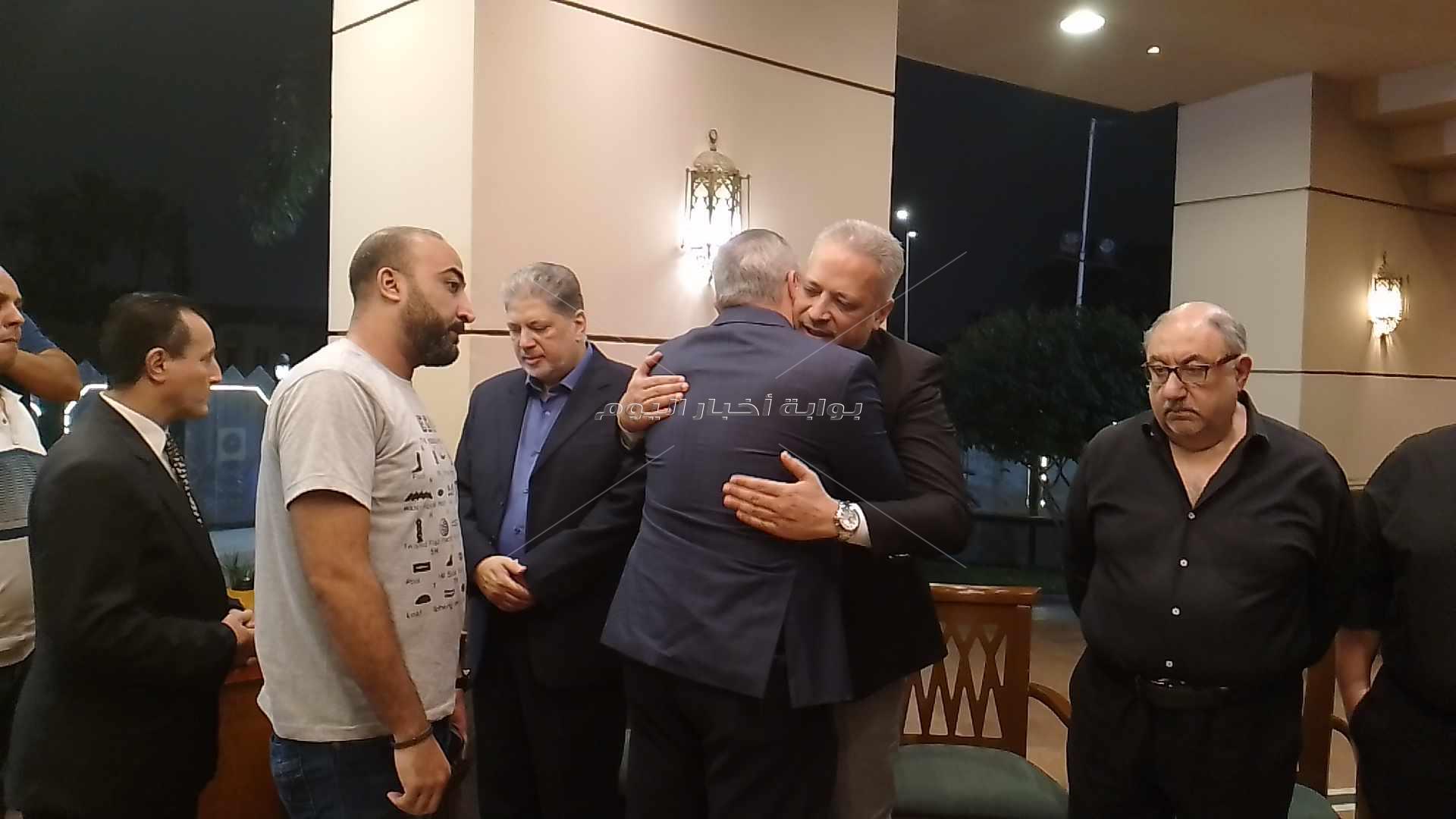 عزاء والدة تامر أمين