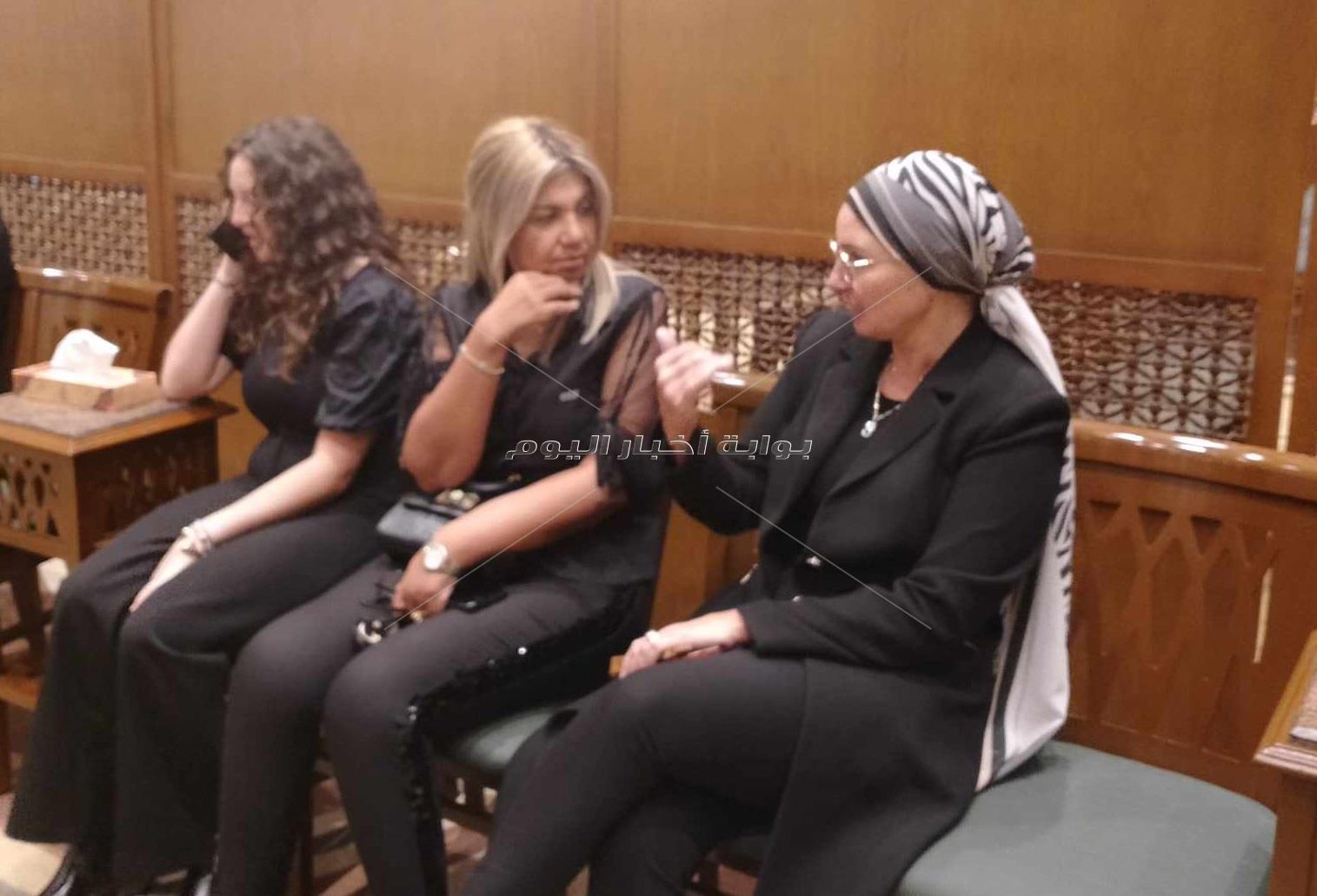 عزاء والدة تامر أمين
