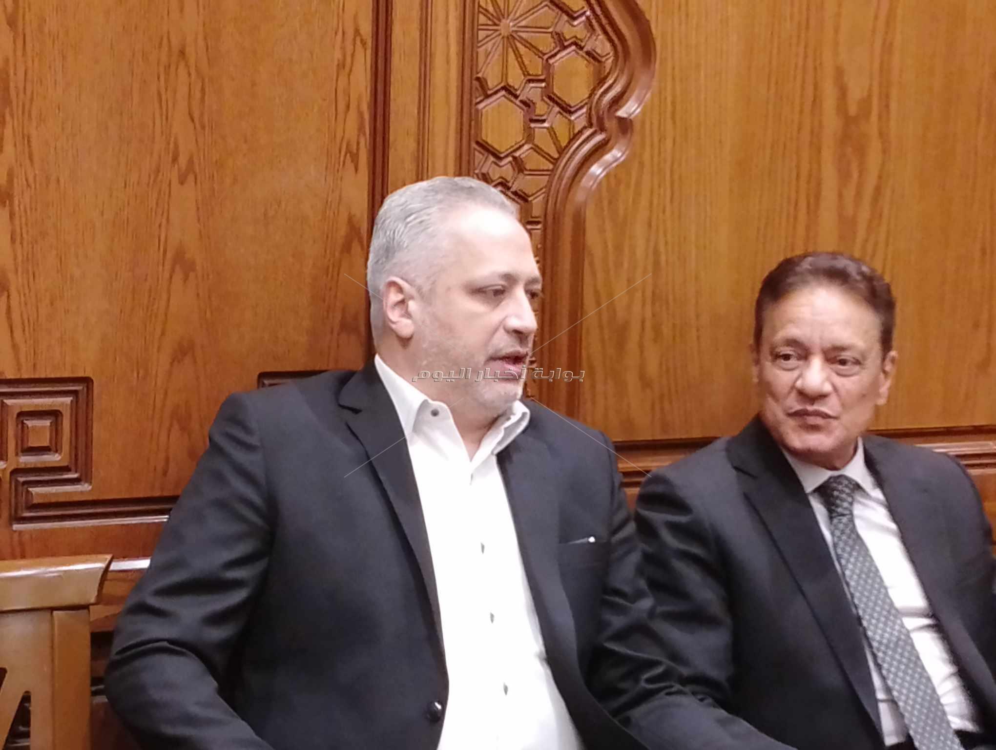 عزاء والدة تامر أمين