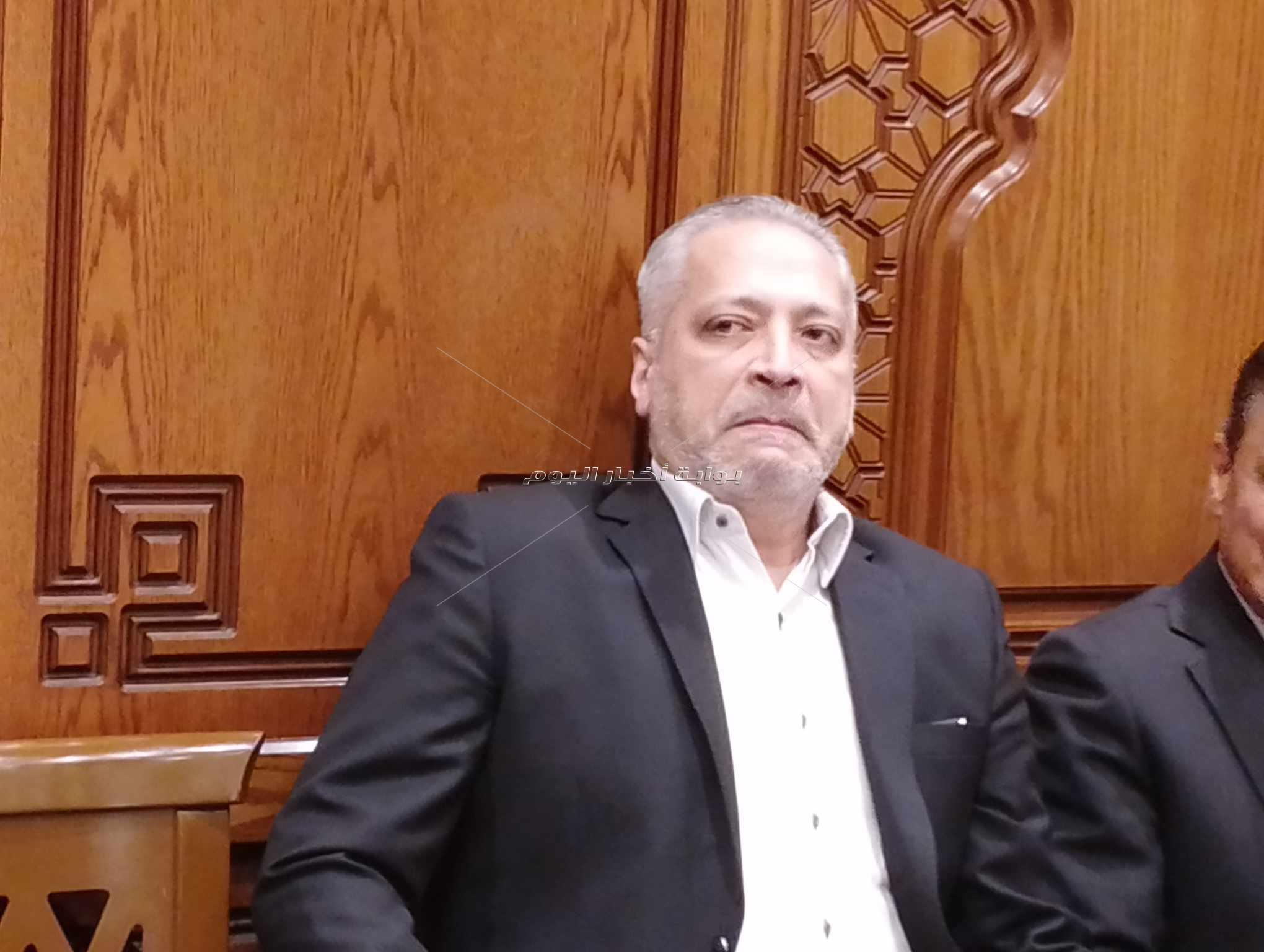 عزاء والدة تامر أمين