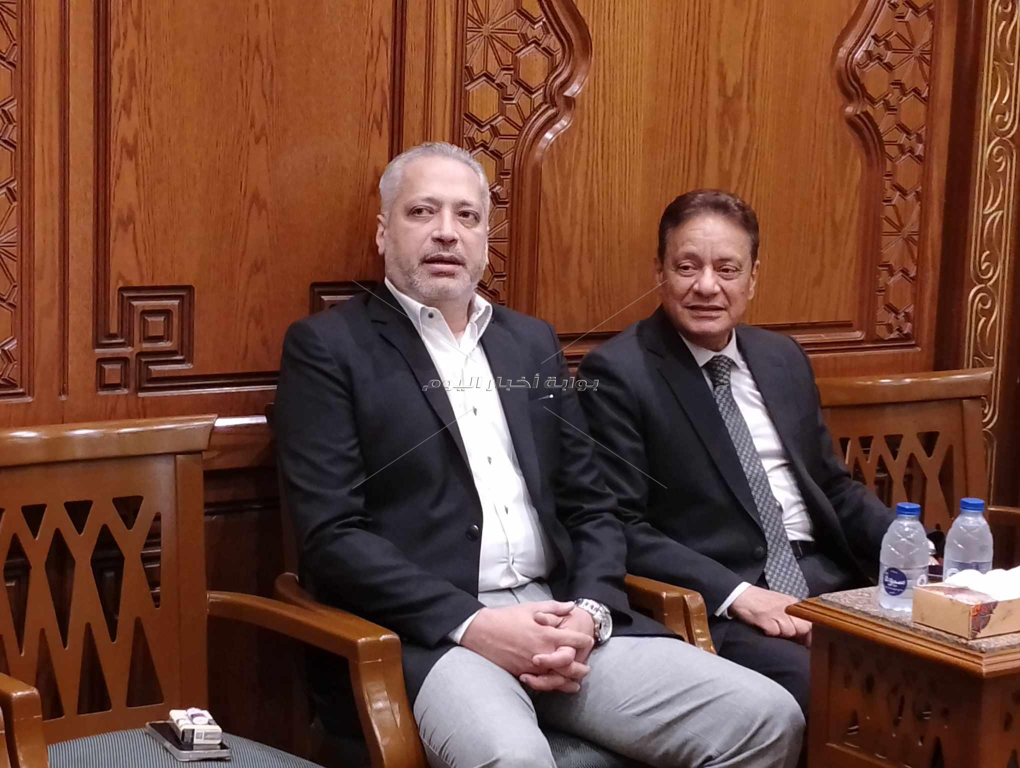 عزاء والدة تامر أمين