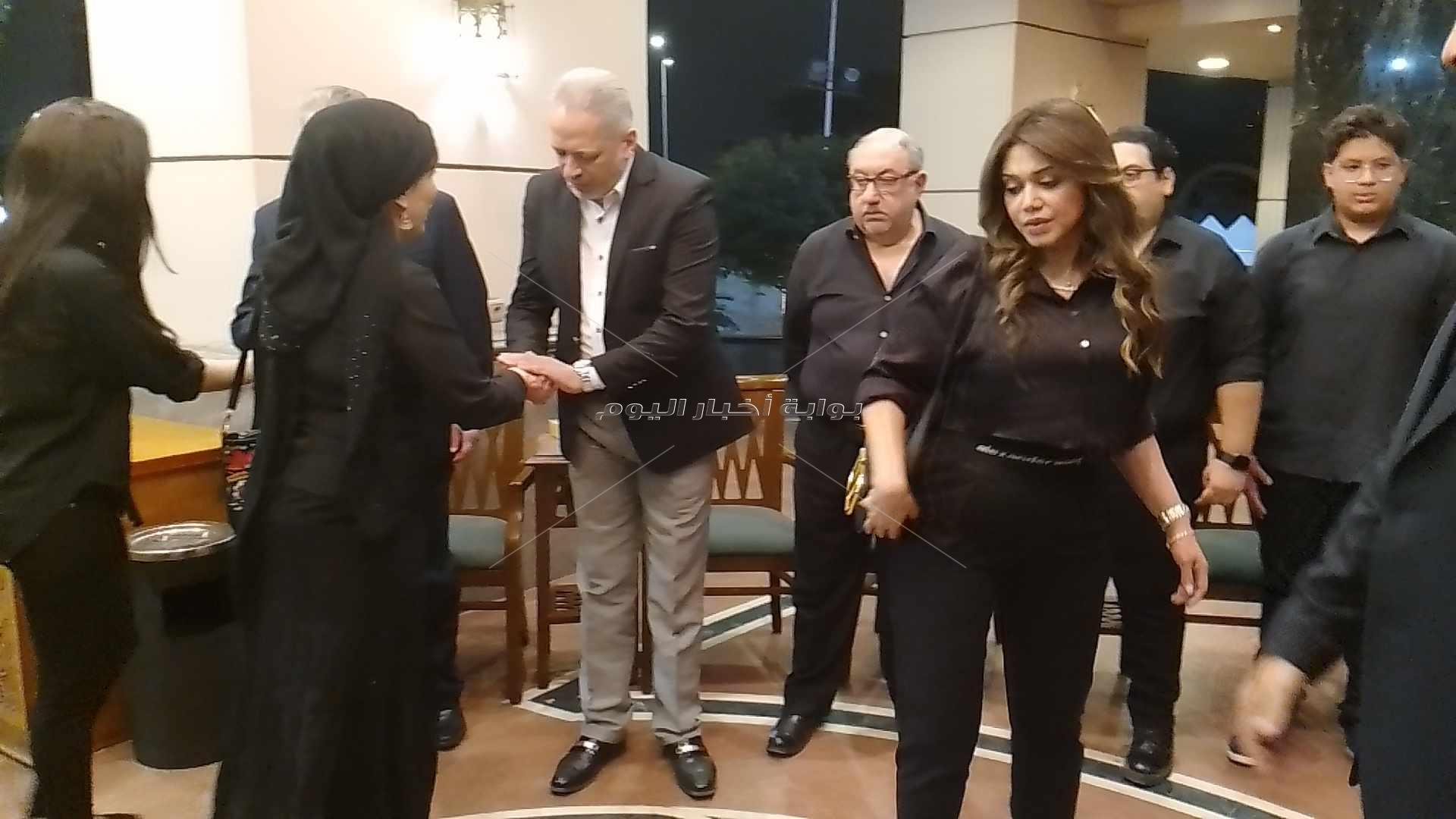 عزاء والدة تامر أمين