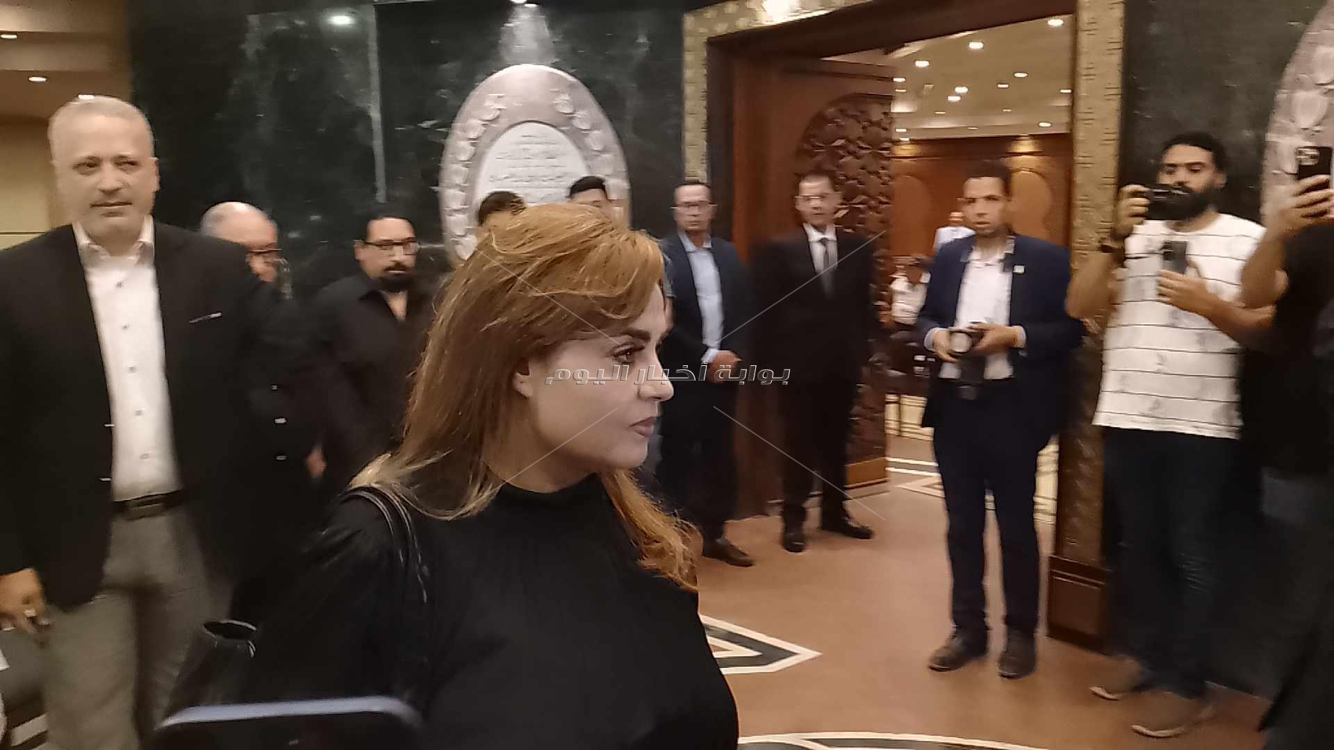 عزاء والدة تامر أمين