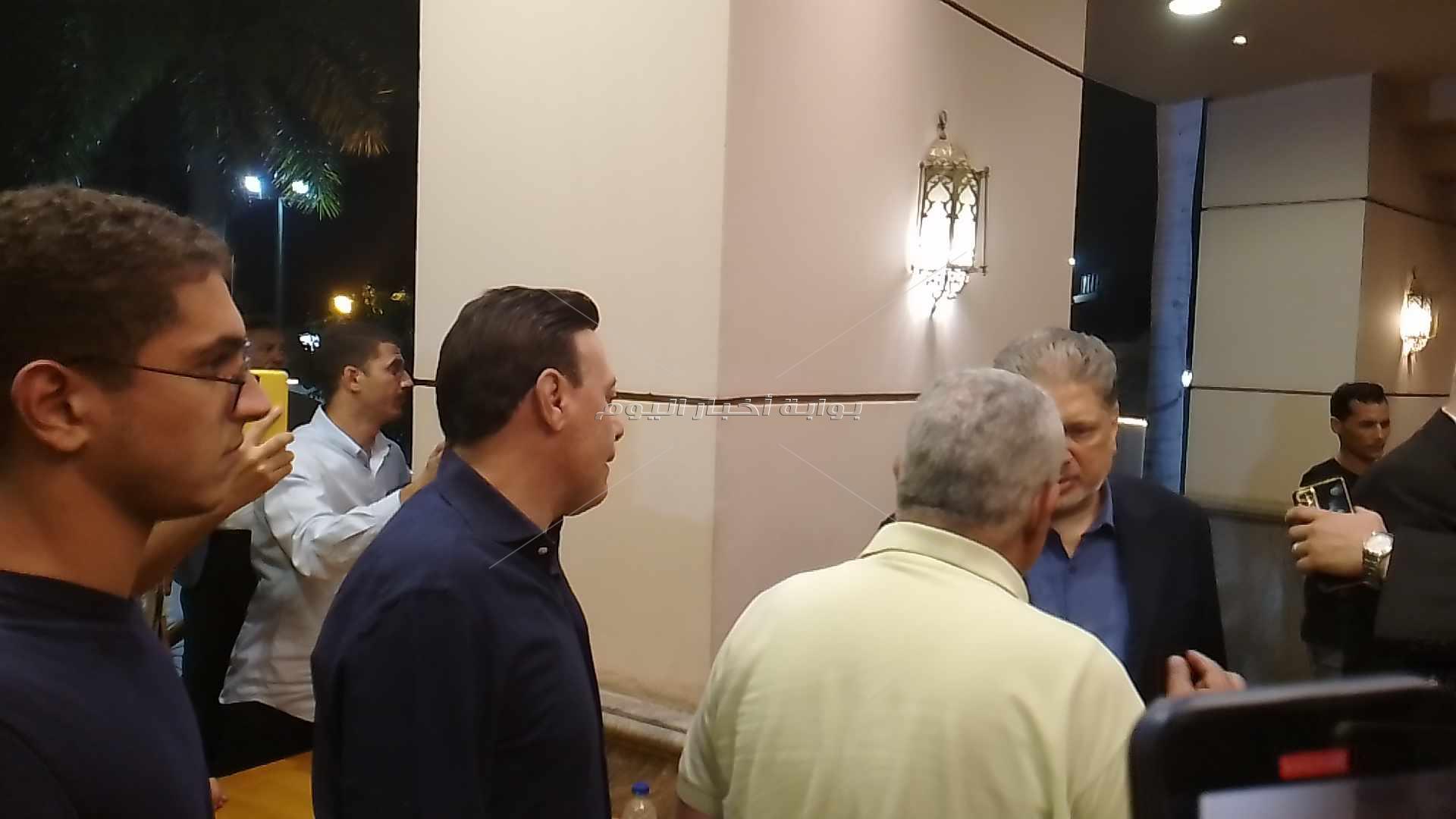 عزاء والدة تامر أمين