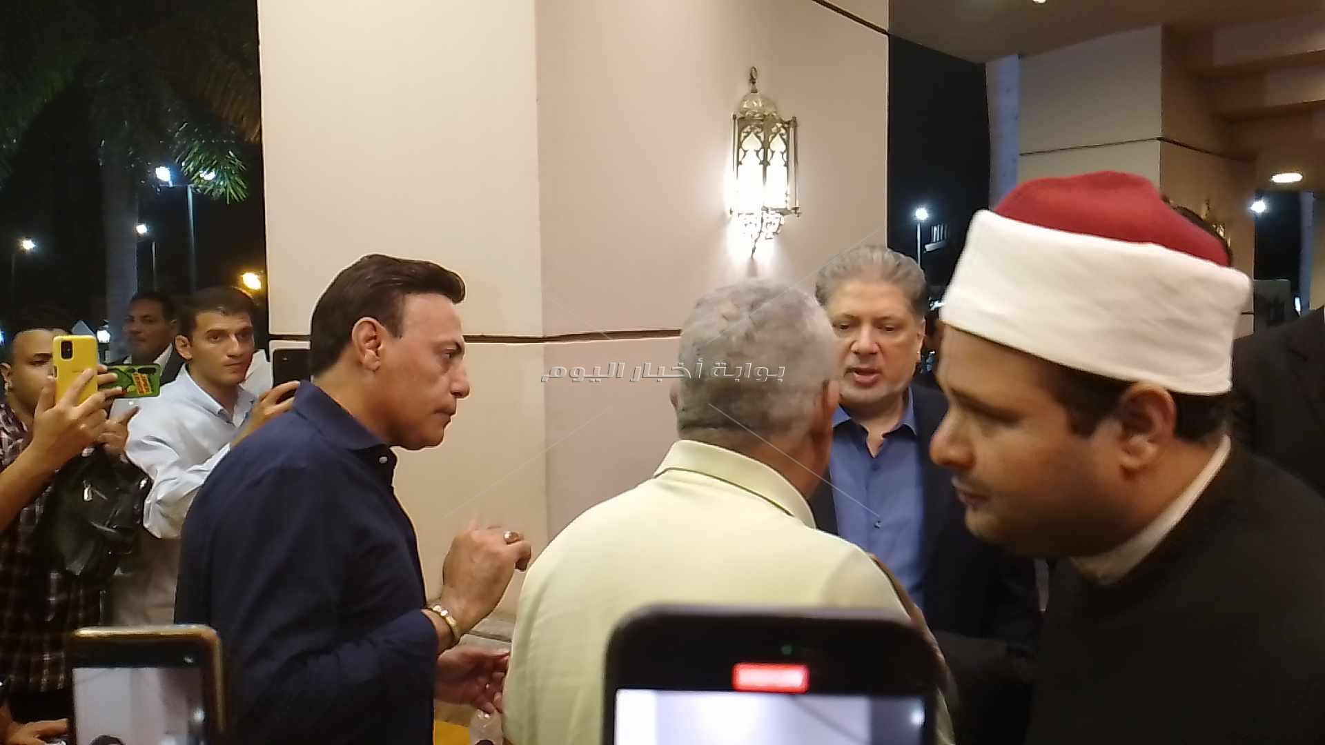 عزاء والدة تامر أمين