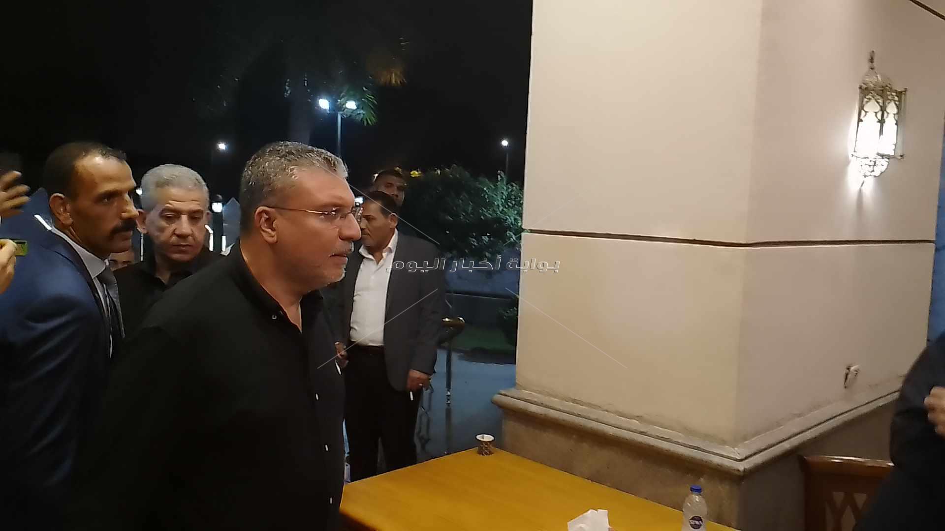 عزاء والدة تامر أمين