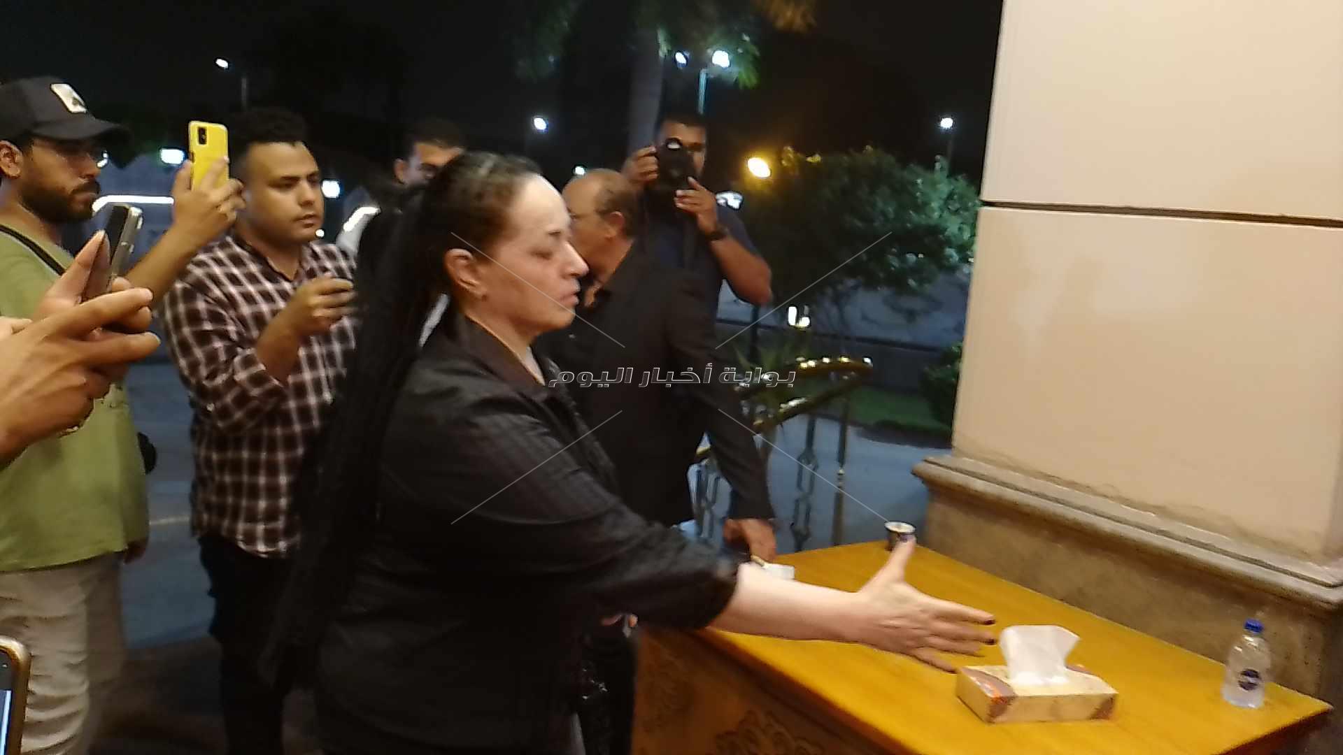 عزاء والدة تامر أمين