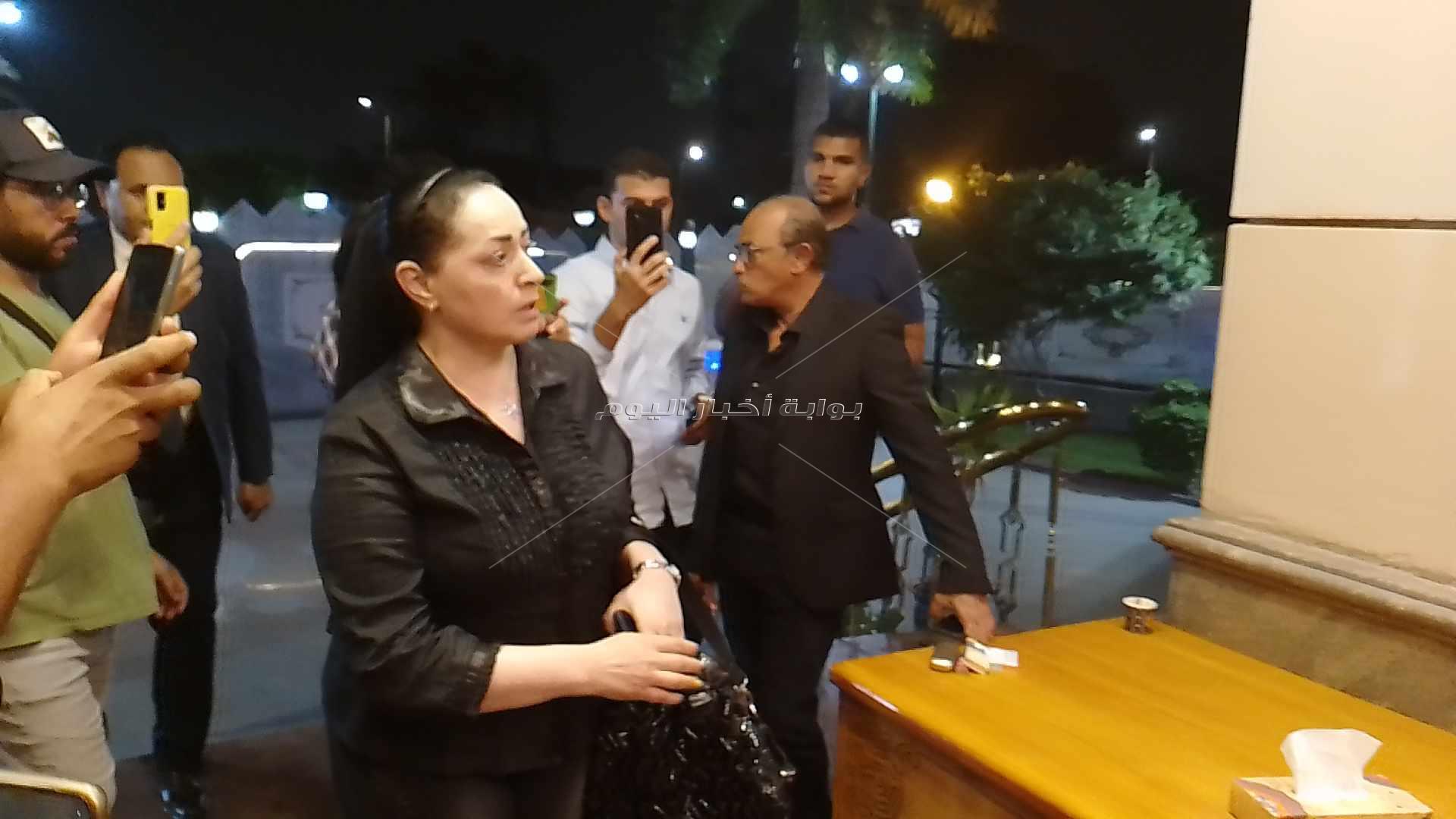 عزاء والدة تامر أمين