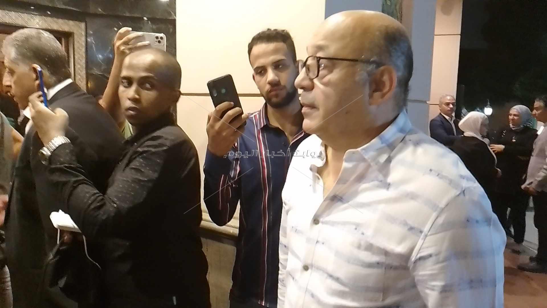 عزاء والدة تامر أمين	