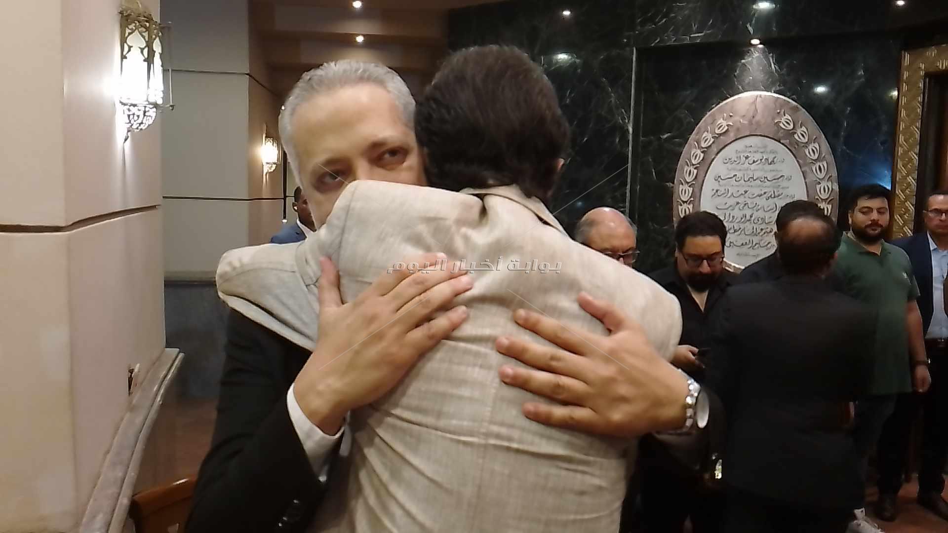 عزاء والدة تامر أمين	