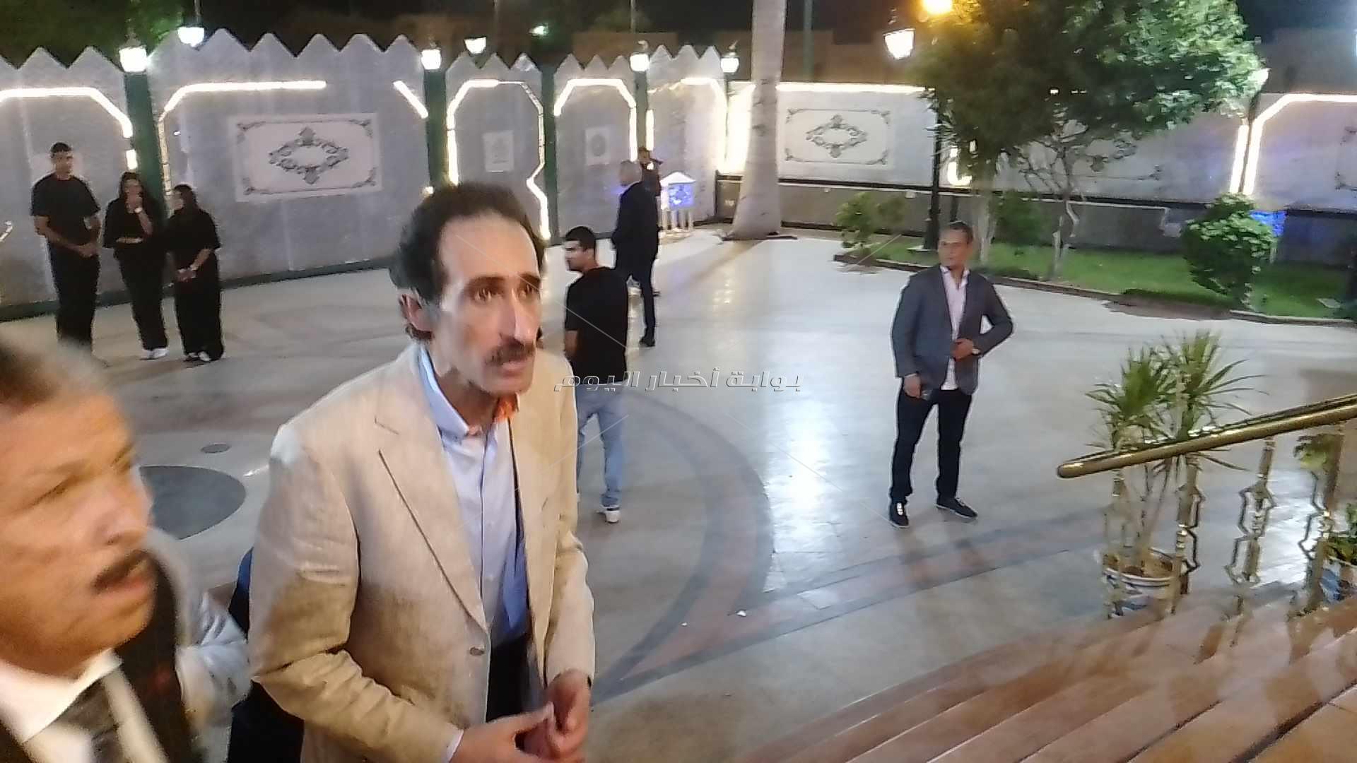 عزاء والدة تامر أمين	