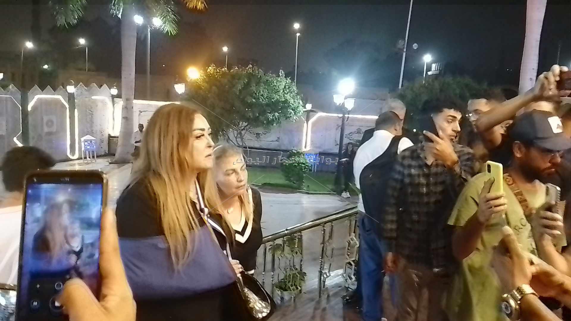 عزاء والدة تامر أمين	