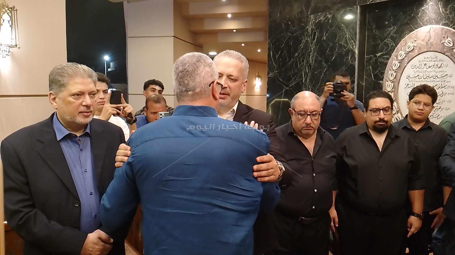 عزاء والدة تامر أمين	
