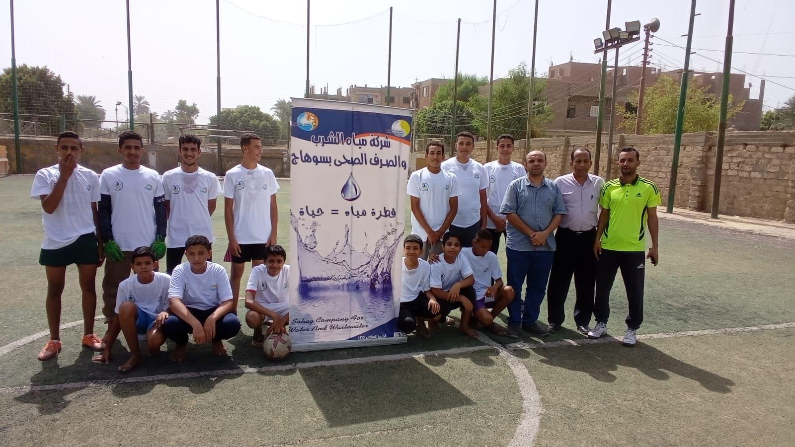مياه سوهاج توجه قافلة مائية لقرية شطورة بمركز طهطا