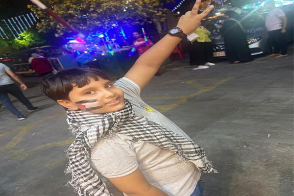 شادي  يطلق مبادرة ارسم للتضامن مع غزة 
