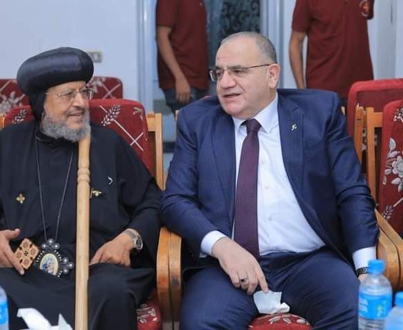 مساعد وزير الداخلية ومدير الأمن يتفقدان دير مارجرجس بالرزيقات وخطة امنية شاملة لتامينه