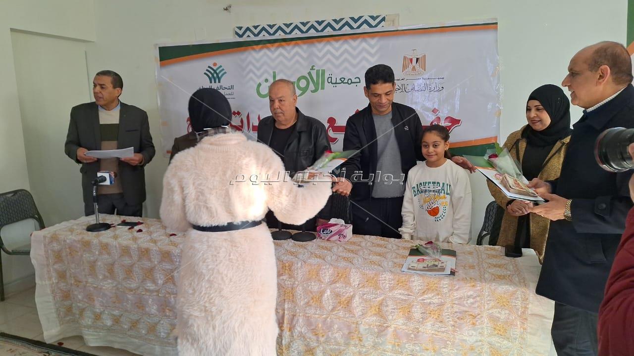 توزيع  25 مساعدة زواج لعدد25 عروسة تحت مظلة التحالف الوطنى بالشرقية 