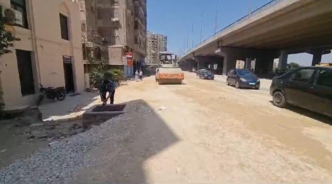 محافظ الجيزة يتفقد أعمال تطوير ورصف البر الشرقي والغربي لترعة المريوطية
