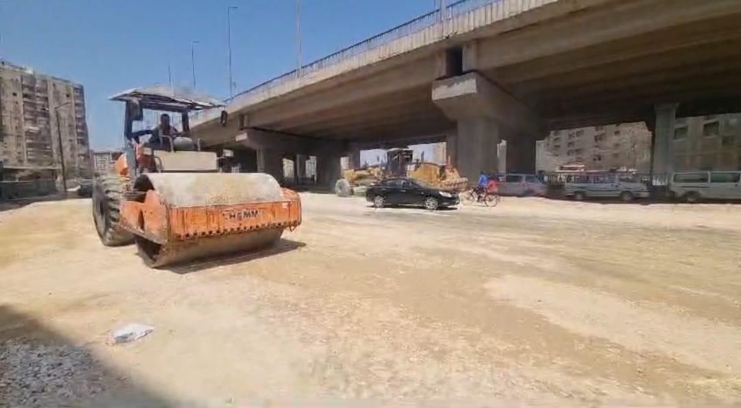 محافظ الجيزة يتفقد أعمال تطوير ورصف البر الشرقي والغربي لترعة المريوطية