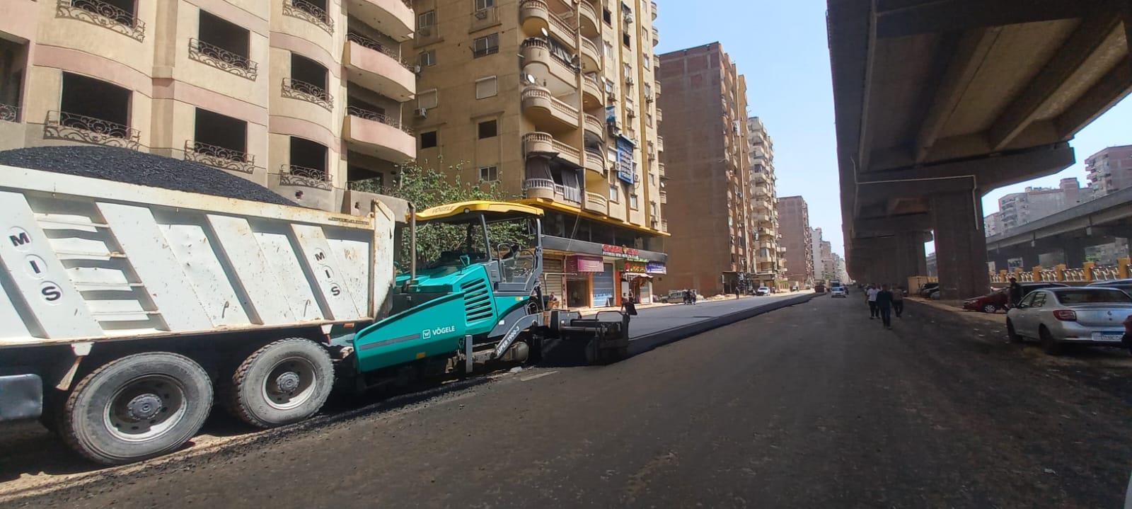 محافظ الجيزة يتفقد أعمال تطوير ورصف البر الشرقي والغربي لترعة المريوطية