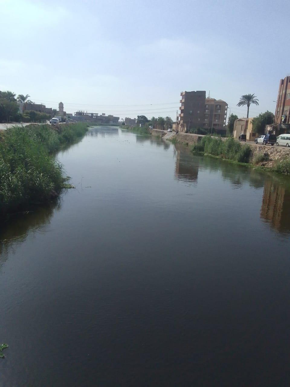محافظة الجيزة:  توضح اسباب وجود بقع زيتية بترعة المريوطية