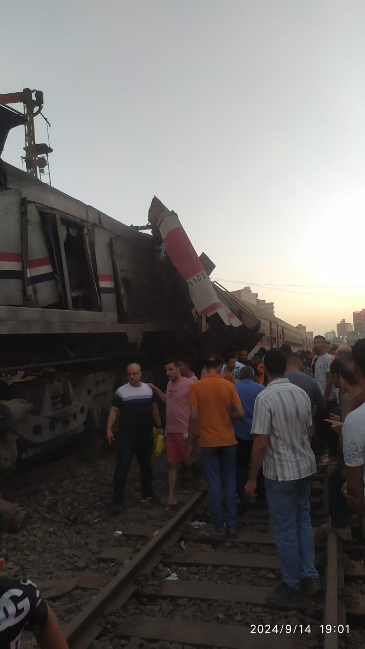 تصادم قطارين بالشرقية