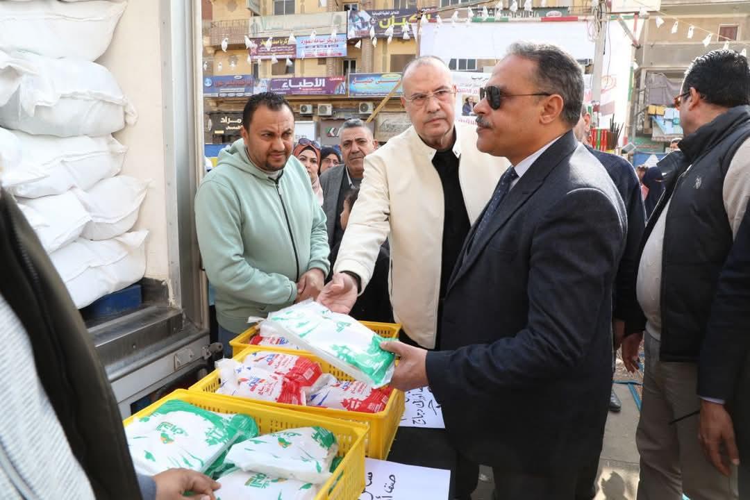 افتتاح سوق اليوم الواحد بمدينة بلبيس بالشرقية| صور