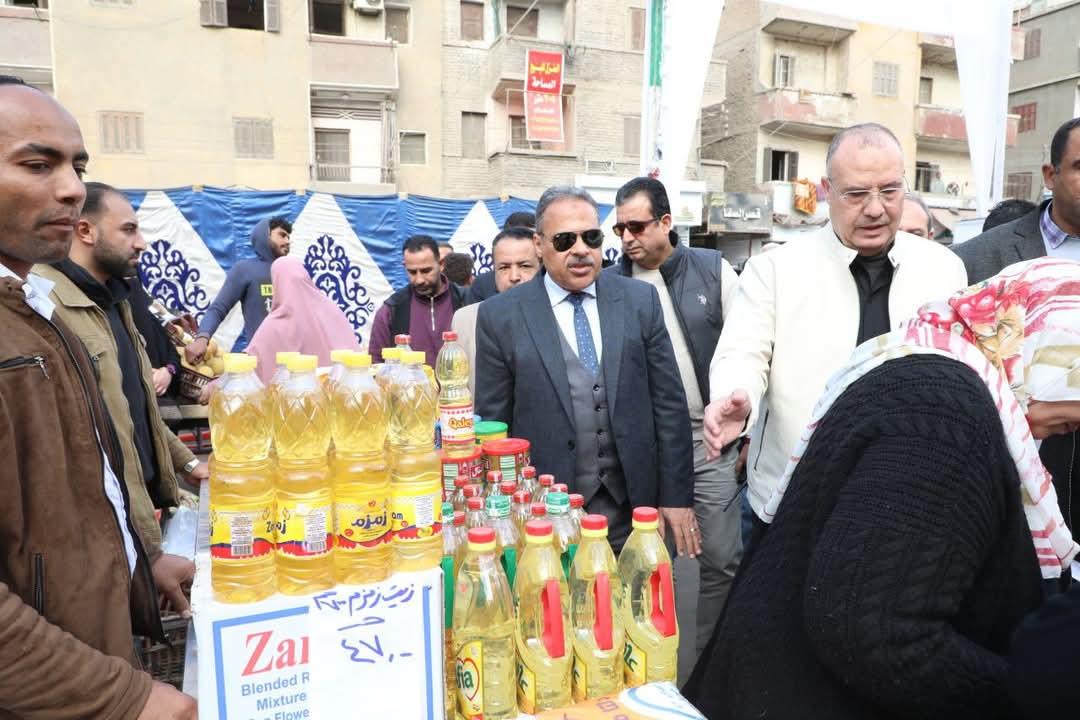 افتتاح سوق اليوم الواحد بمدينة بلبيس بالشرقية| صور