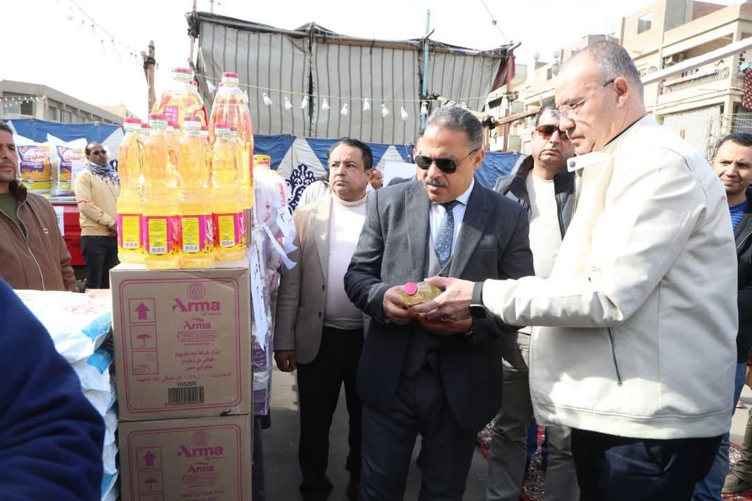 افتتاح سوق اليوم الواحد بمدينة بلبيس بالشرقية| صور
