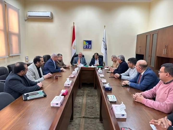 توقيع بروتوكول تعاون  بين جامعة الدلتا التكنولوجية وشركة مياه الشرب والصرف الصحي بالمنوفية| صور