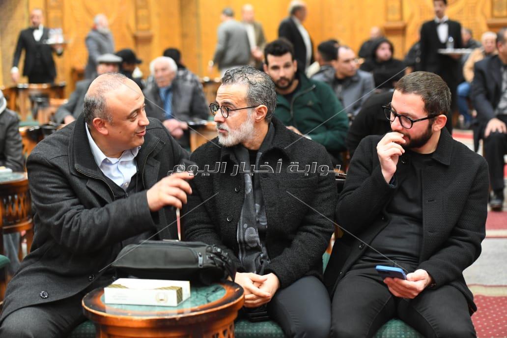 عزاء شقيق أحمد السبكي