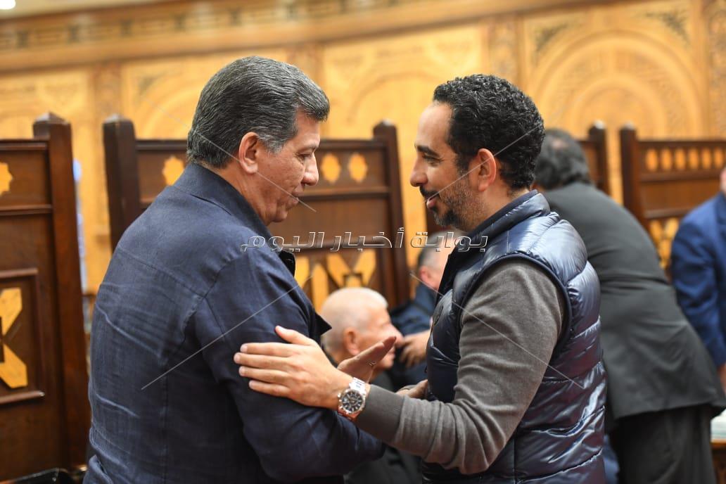 عزاء شقيق أحمد السبكي