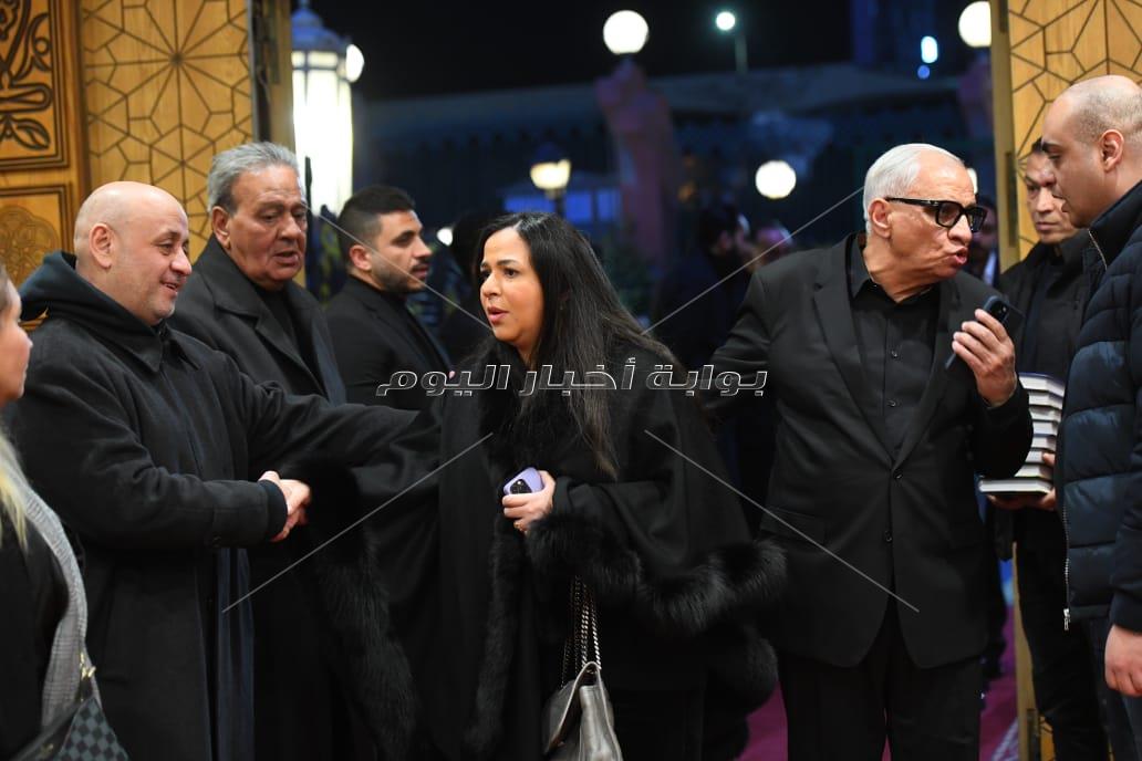 عزاء شقيق أحمد السبكي
