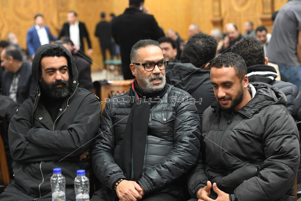 عزاء شقيق أحمد السبكي