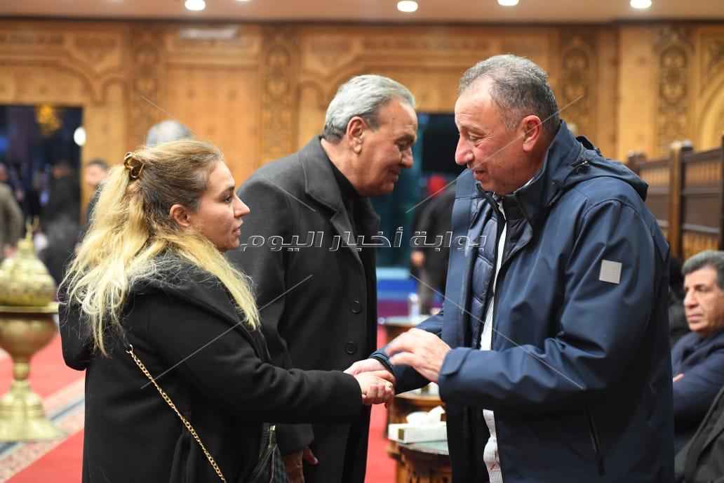 عزاء شقيق أحمد السبكي