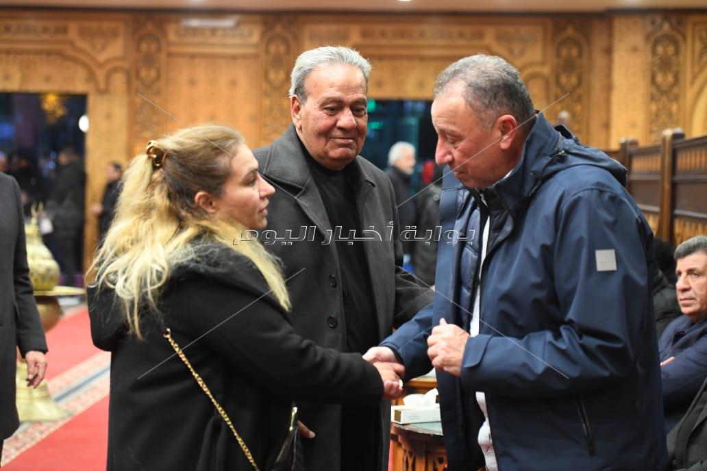 عزاء شقيق أحمد السبكي