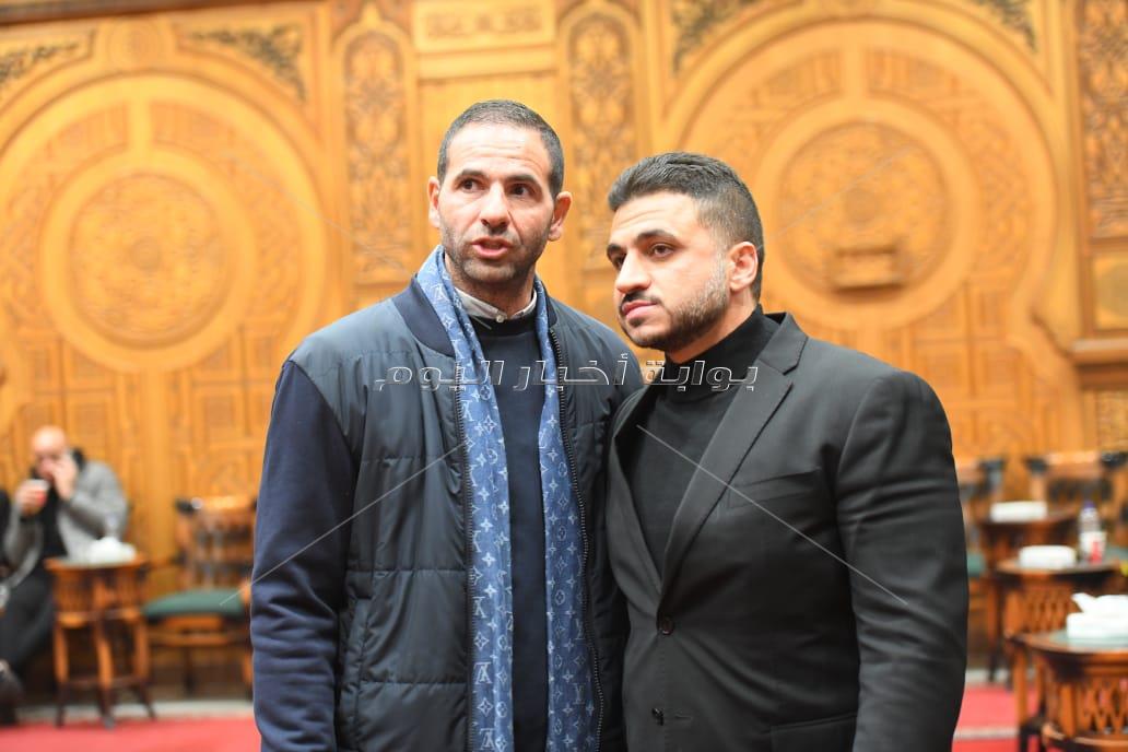 عزاء شقيق أحمد السبكي