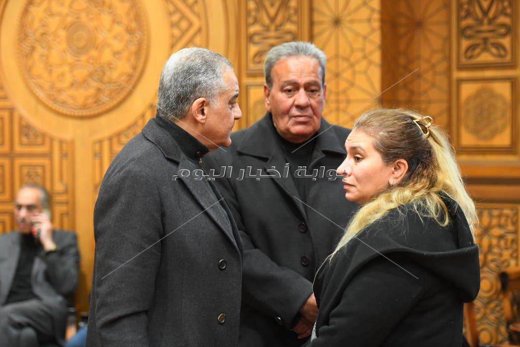عزاء شقيق أحمد السبكي