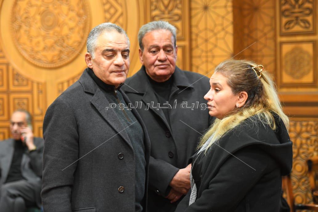 عزاء شقيق أحمد السبكي