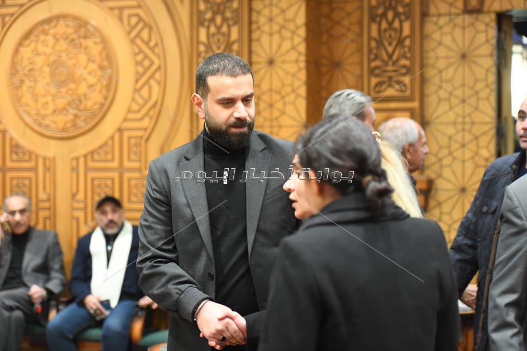 عزاء شقيق أحمد السبكي
