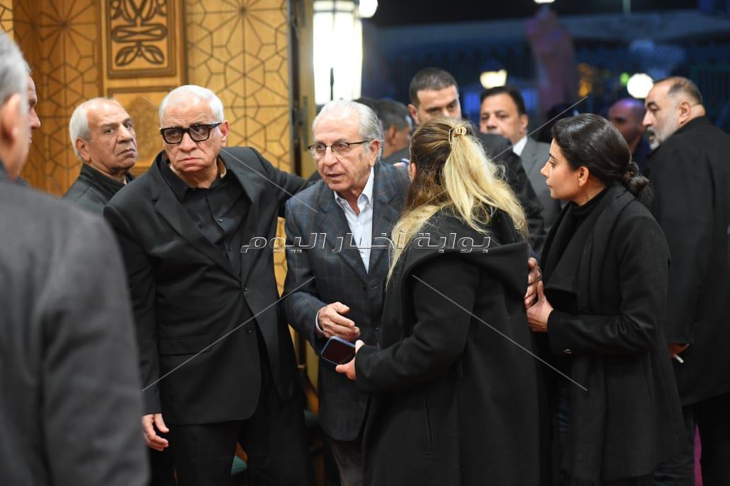 عزاء شقيق أحمد السبكي