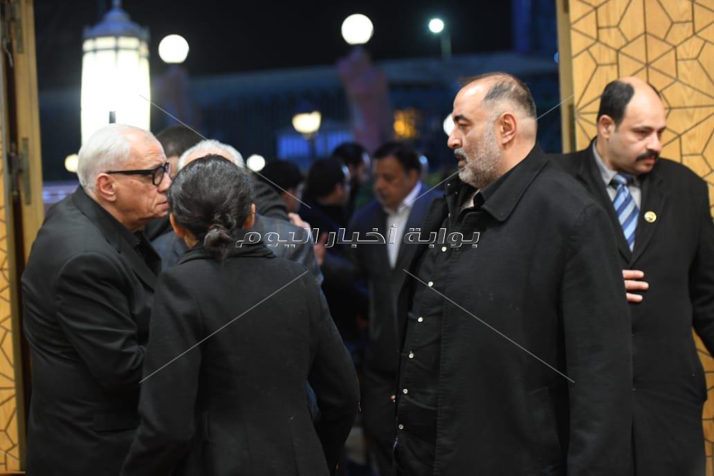 عزاء شقيق أحمد السبكي