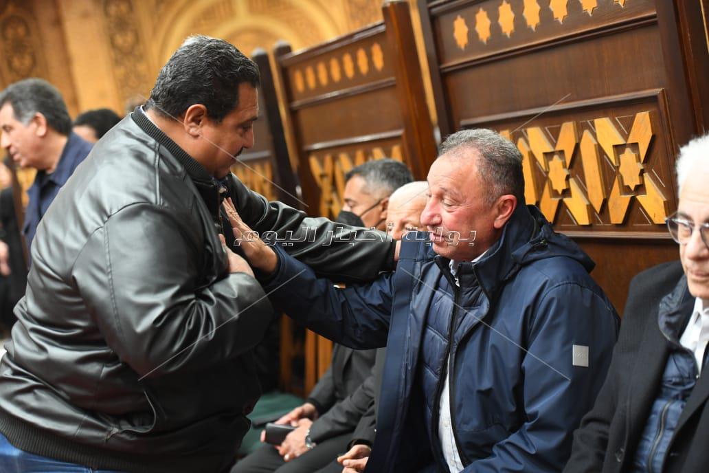 عزاء شقيق أحمد السبكي