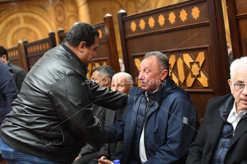 عزاء شقيق أحمد السبكي