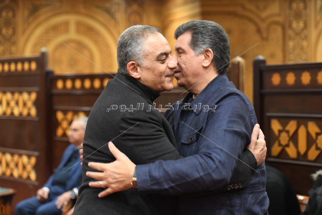عزاء شقيق أحمد السبكي