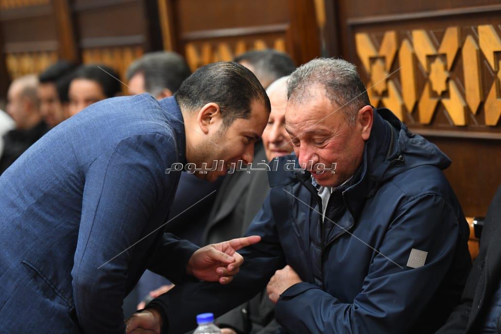 عزاء شقيق أحمد السبكي
