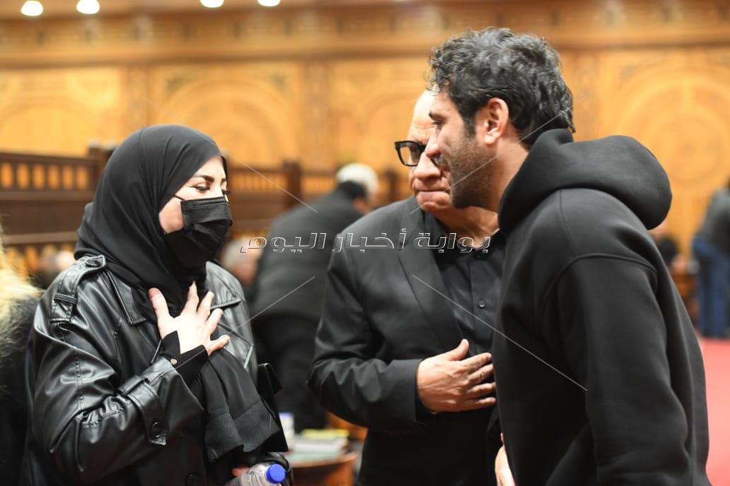 عزاء شقيق أحمد السبكي