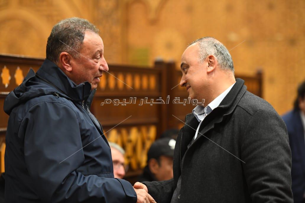 عزاء شقيق أحمد السبكي
