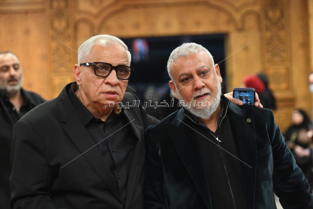 عزاء شقيق أحمد السبكي