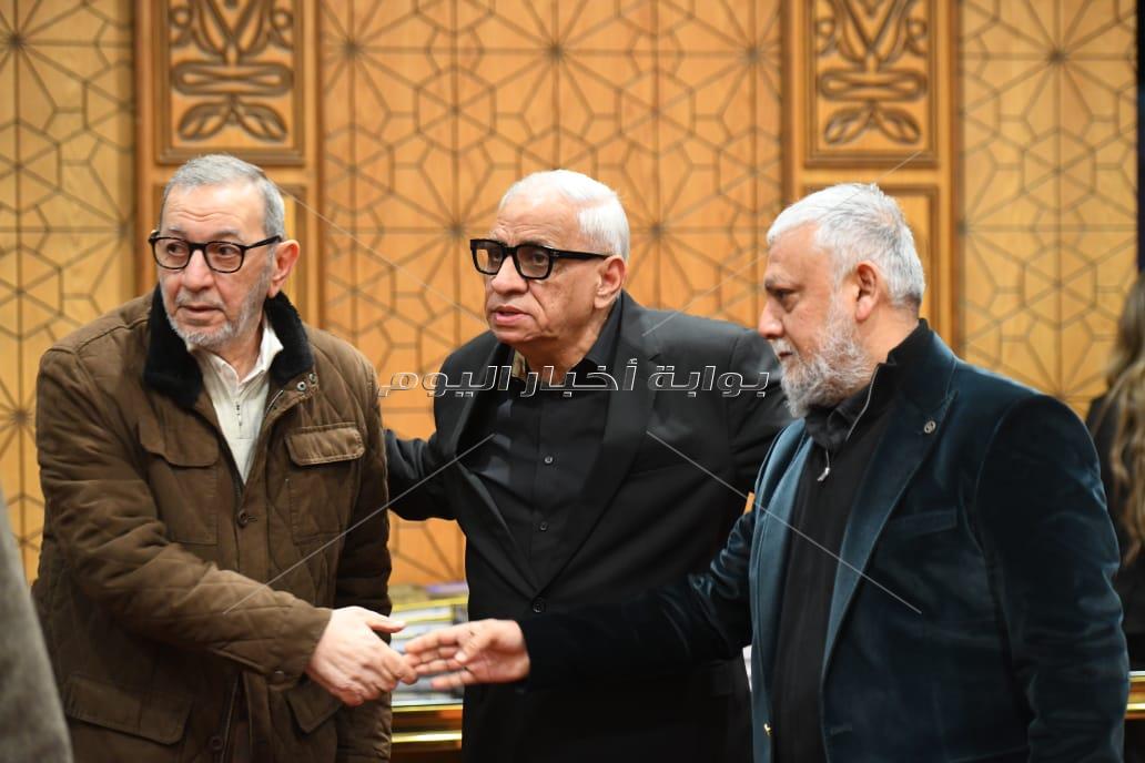 عزاء شقيق أحمد السبكي